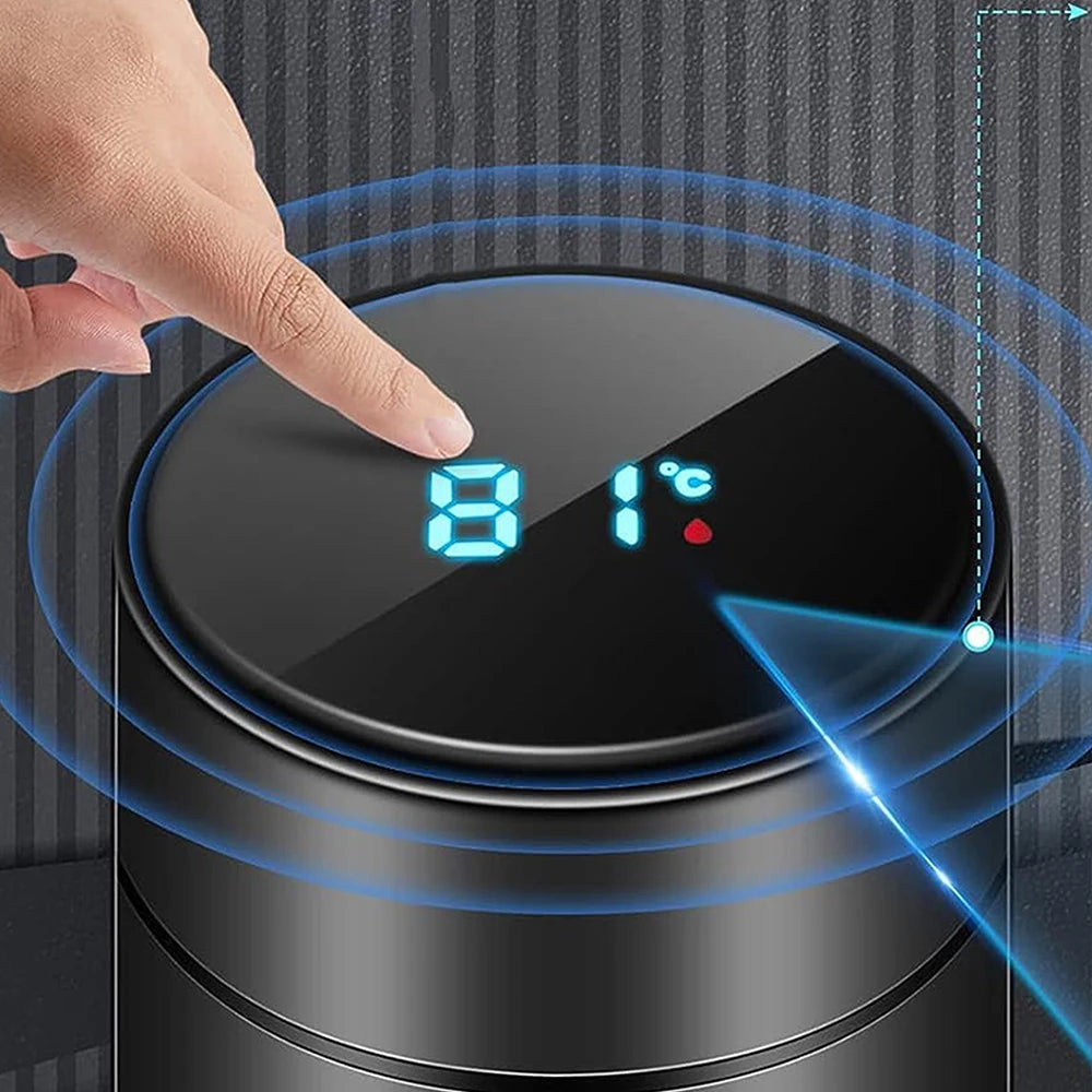 Botella Inteligente con Pantalla LED de Temperatura