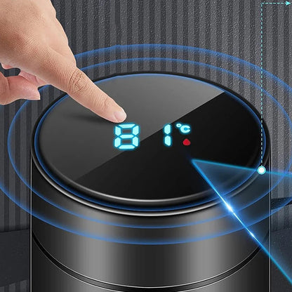 Botella Inteligente con Pantalla LED de Temperatura